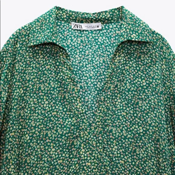 Zara Floral Print Mini Dress - Picture 9 of 10